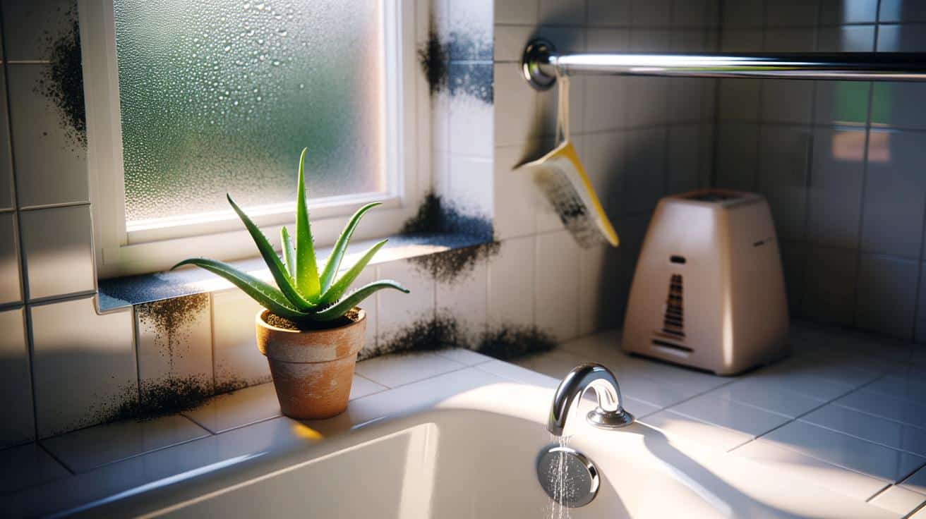 Bathroom mould costing families £100 a year? the £13.99 aloe fix : will it really save yours