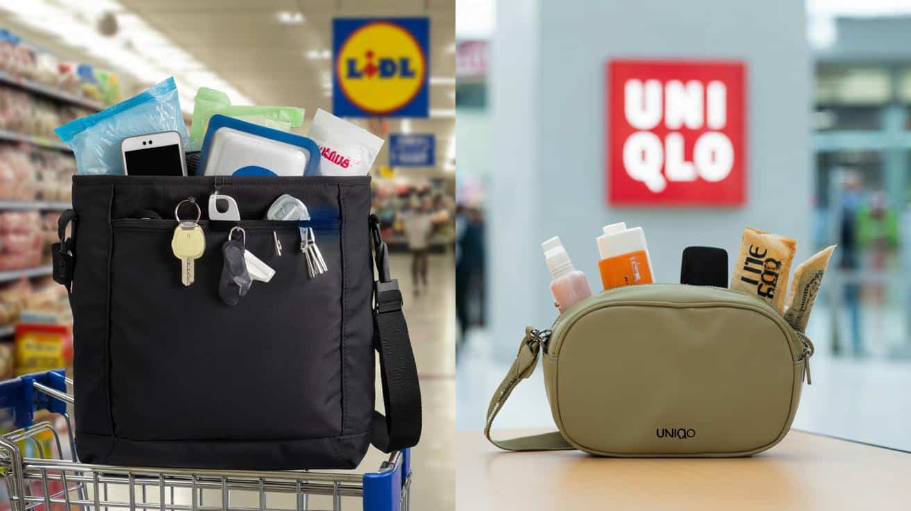 Lidl’s £5.99 shoulder bag vs UNIQLO: are you overpaying? parents say it holds 12 items for £6