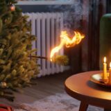 Christmas fire safety: why a dry Christmas tree is more dangerous than a wreath with real candles