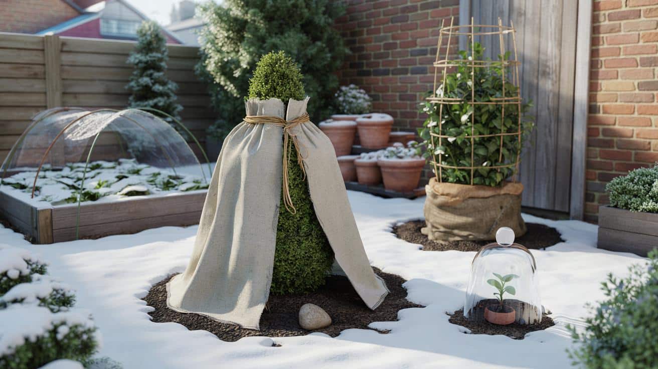 Here is the quiet winter trick gardeners in the UK swear by to keep plants safe in snow without spoiling their shape