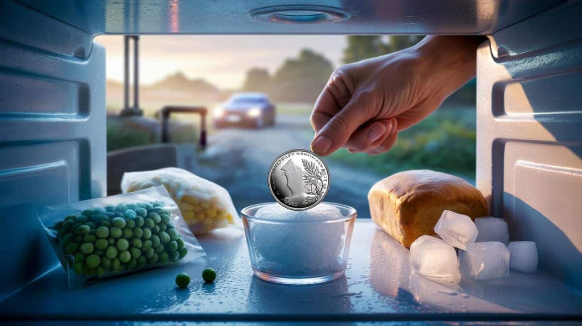 The reason some people put coins in their freezer before leaving on holiday