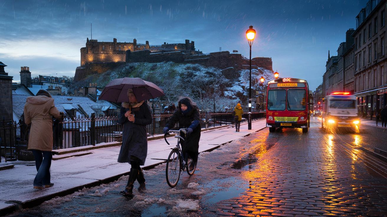 This BBC Weather alert hints at Edinburgh’s first snow of winter as a November cold snap builds and locals wonder what comes next